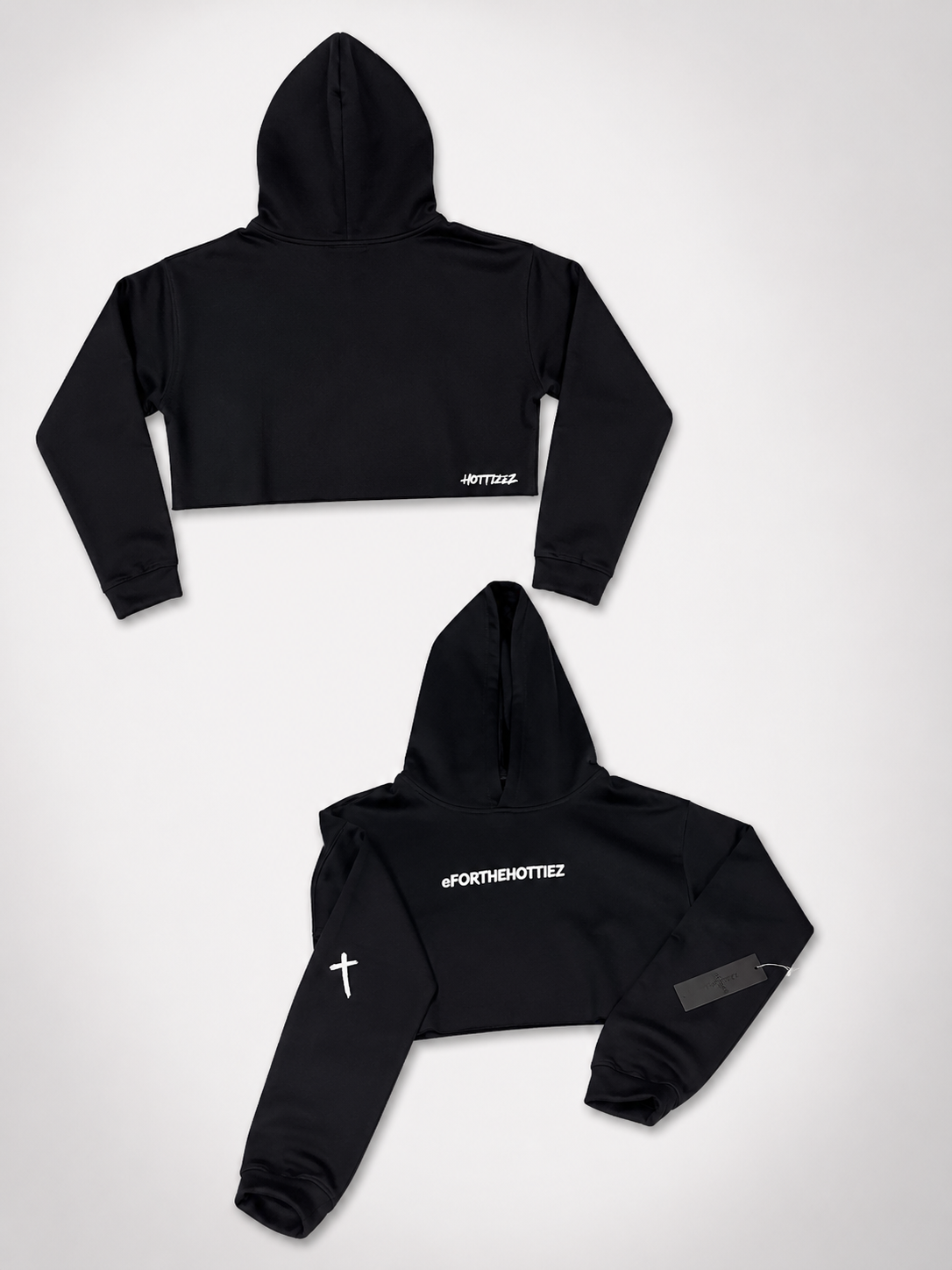 Ig cropped hoodie